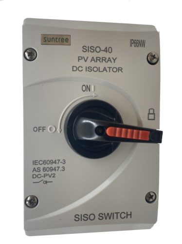 SISO-40 4P 32A 1000 VDC leválasztókapcsoló