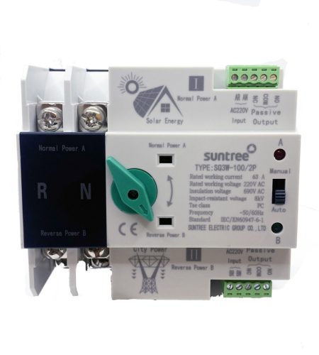 SQ3W-100 2P 230V 63A automata átkapcsoló