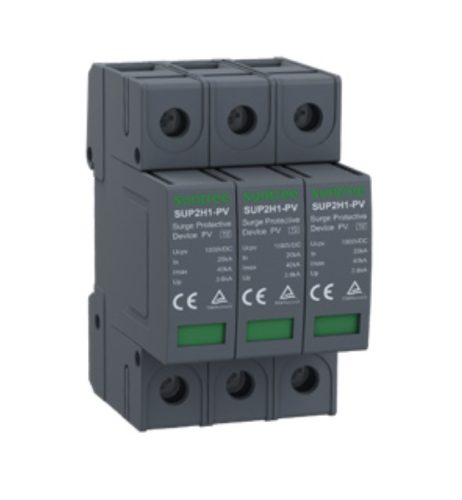 DC Túlfeszültség védelem SUNTREE 2P SUP2H6-PV T2 600VDC 20-40KA