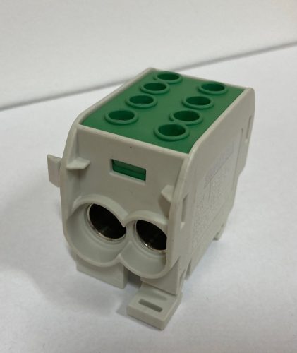 Fővezetéki sorkapocs 2x50 / 1x70 mm2 zöld