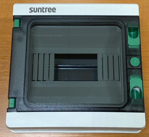 SUNTREE elosztó falon kívüli IP65, 8 modulos